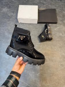 Luxury Black Suede Pocket Boots Premium (3)