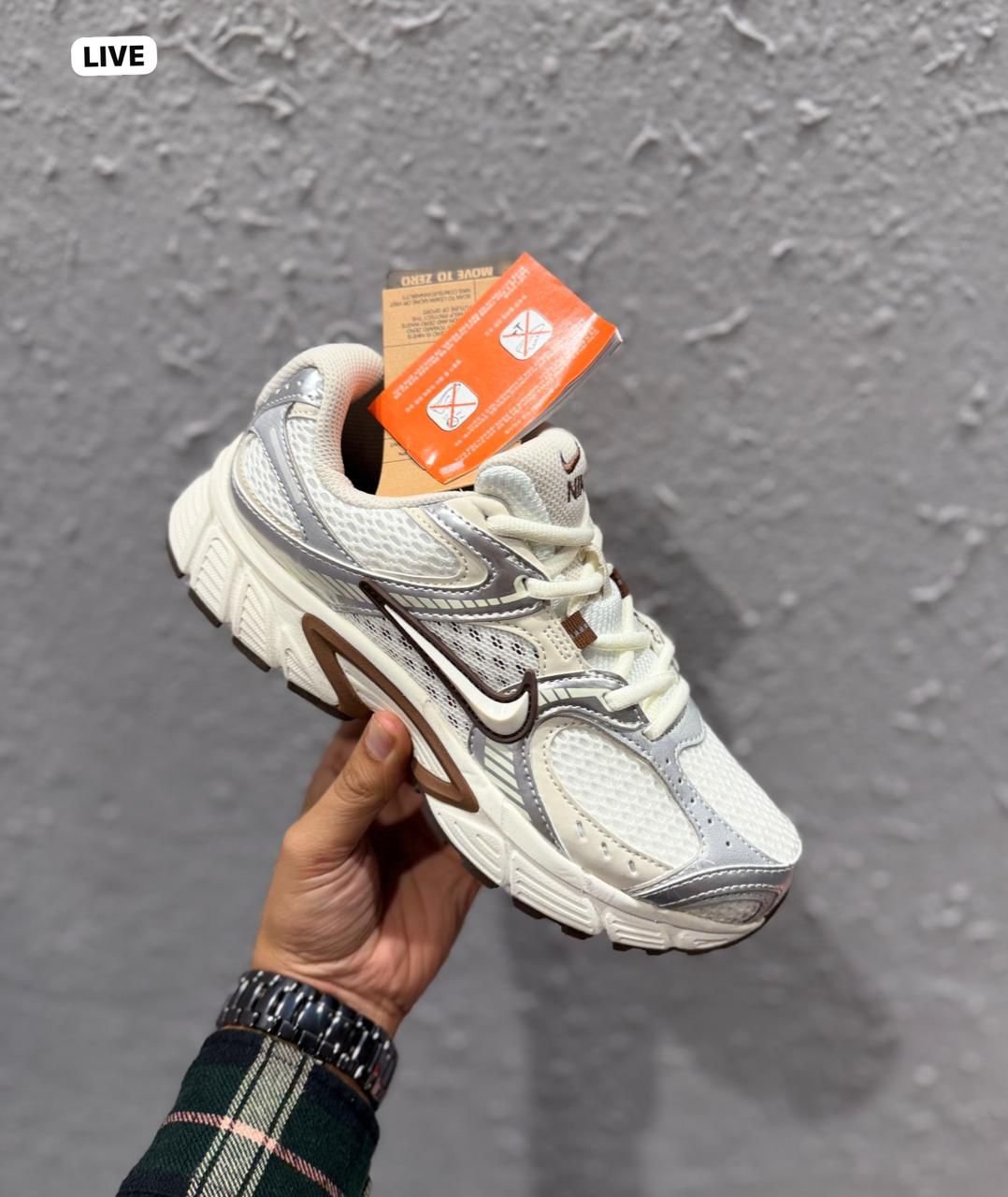 Performance V5 RNR Metallic Beige Sneakers (1) Performance V5 RNR Metallic Beige Sneakers (1)