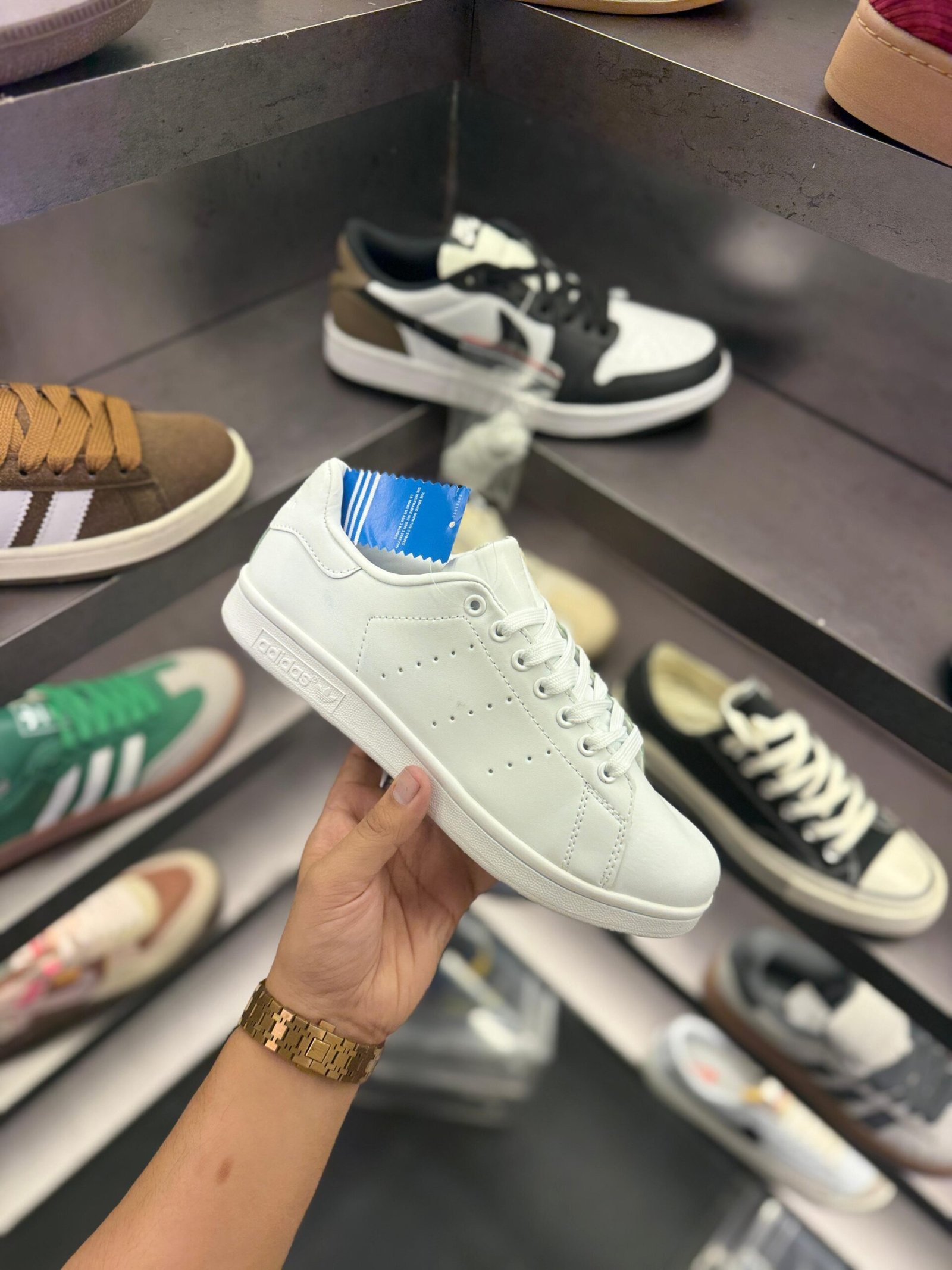 Triple White Stan Smith Sneakers – Classic Clean Style Shoes