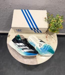 Adios Berlin Black Silver Blue Racing Shoes (1)