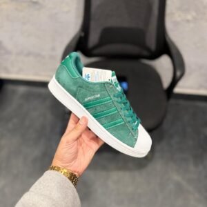 Superstar Dark Green Premium Classic Athletic Sneakers (1)