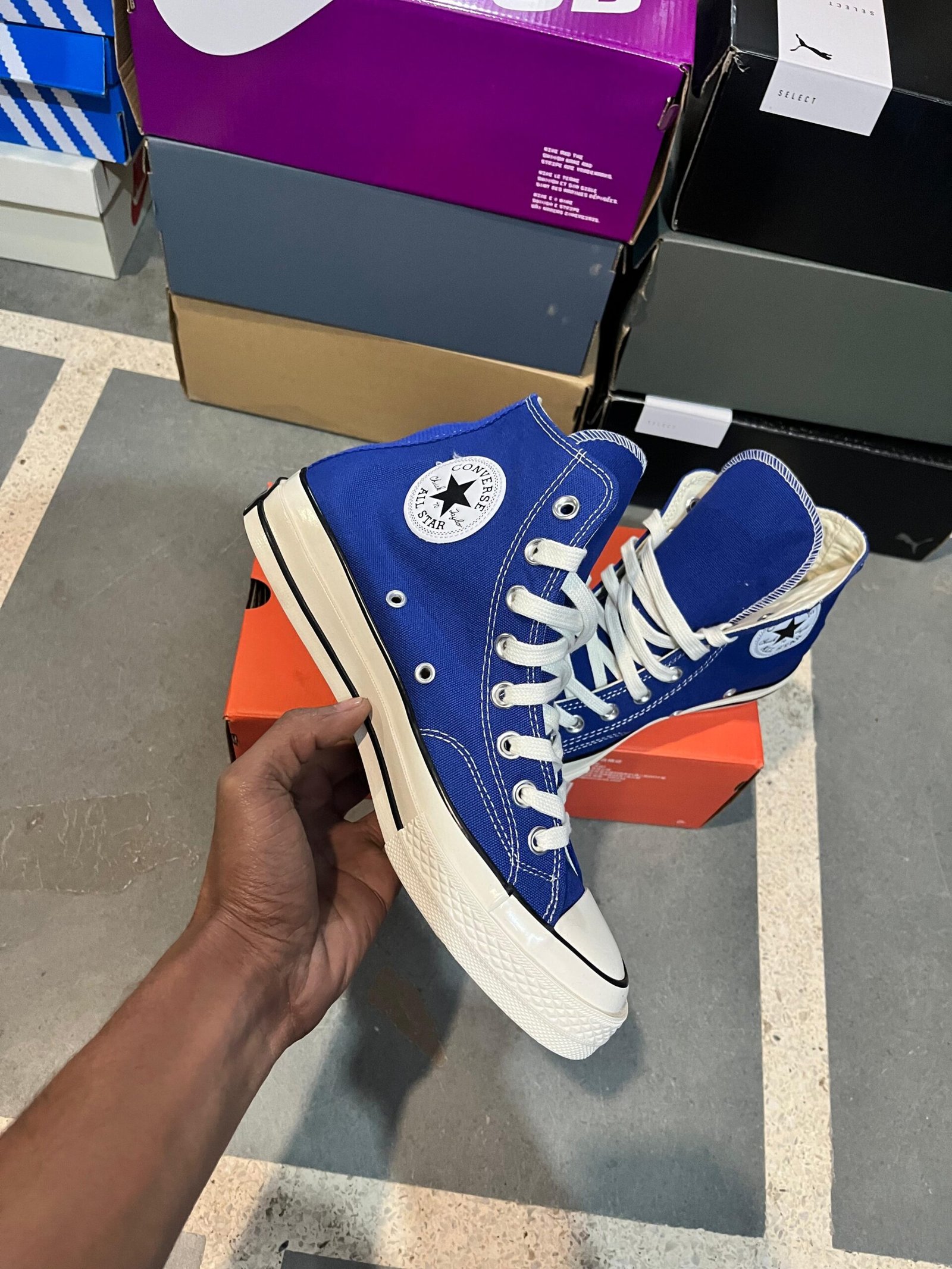 Chuck 70 Nice Blue Sneakers – Classic High Top Style (3) Chuck 70 Nice Blue Sneakers – Classic High Top Style (3)