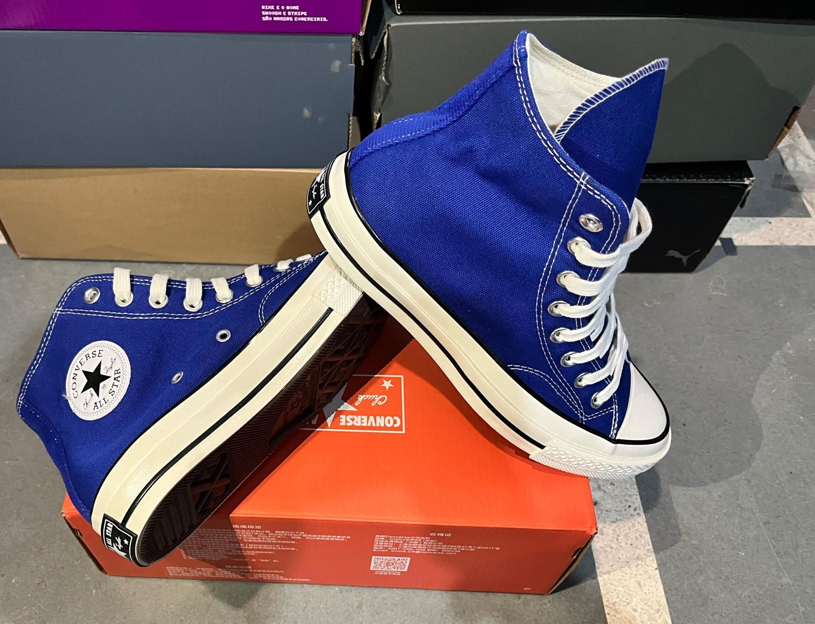 Chuck 70 Nice Blue Sneakers – Classic High Top Style (4) Chuck 70 Nice Blue Sneakers – Classic High Top Style (4)