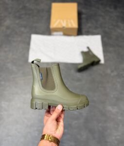 Green Chelsea Boots for Girls – Modern Store Style Essential (2)