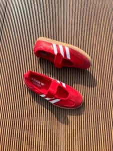 Samba Jane Girls Sneakers – Red & Black Classic Style (3)