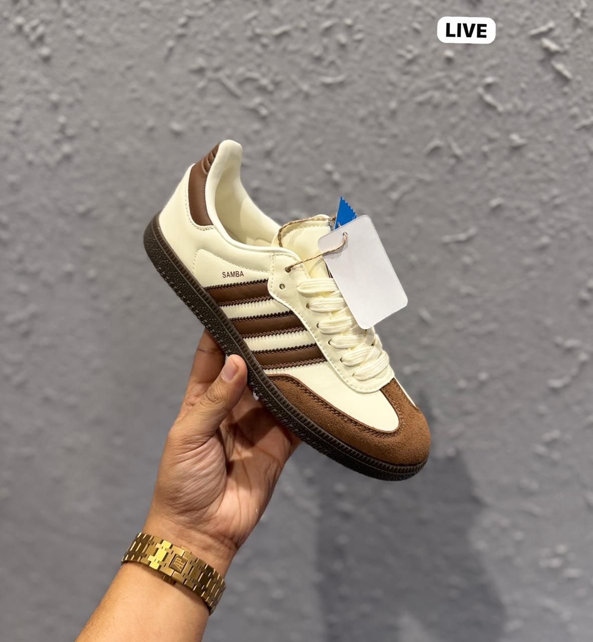 Samba Mocha Sneakers – Classic Brown Street Style (2)