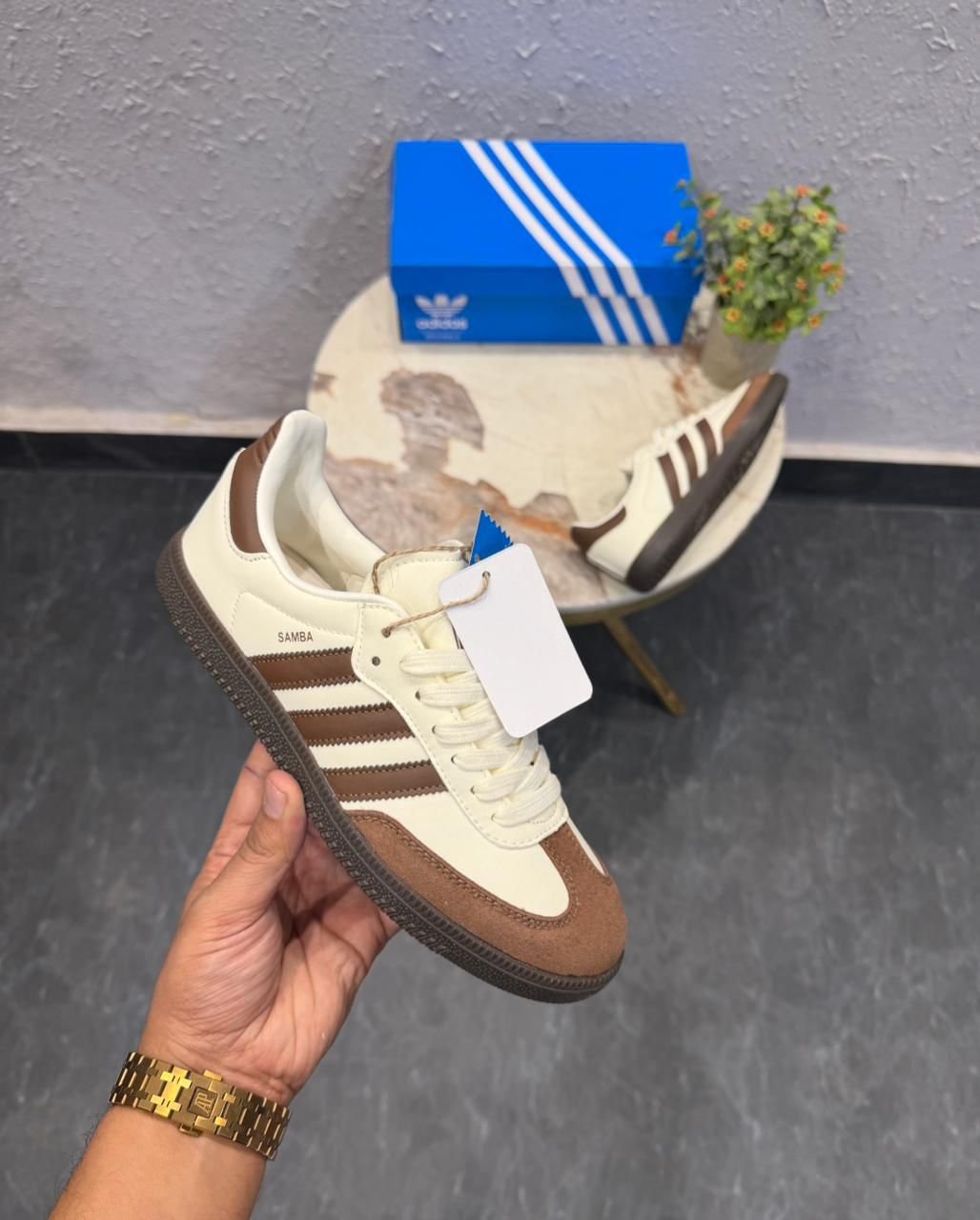 Samba Mocha Sneakers – Classic Brown Street Style (4)