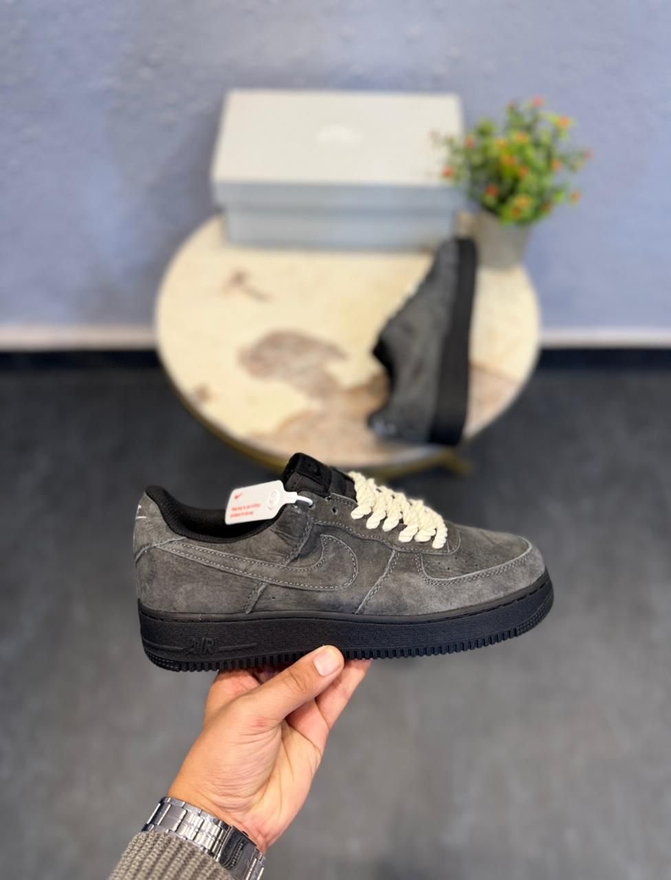 Airforce Charcoal Grey Sneakers – Bold Street Style Edition