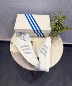 Superstar White Grey Sneakers – Classic Street Style Edition